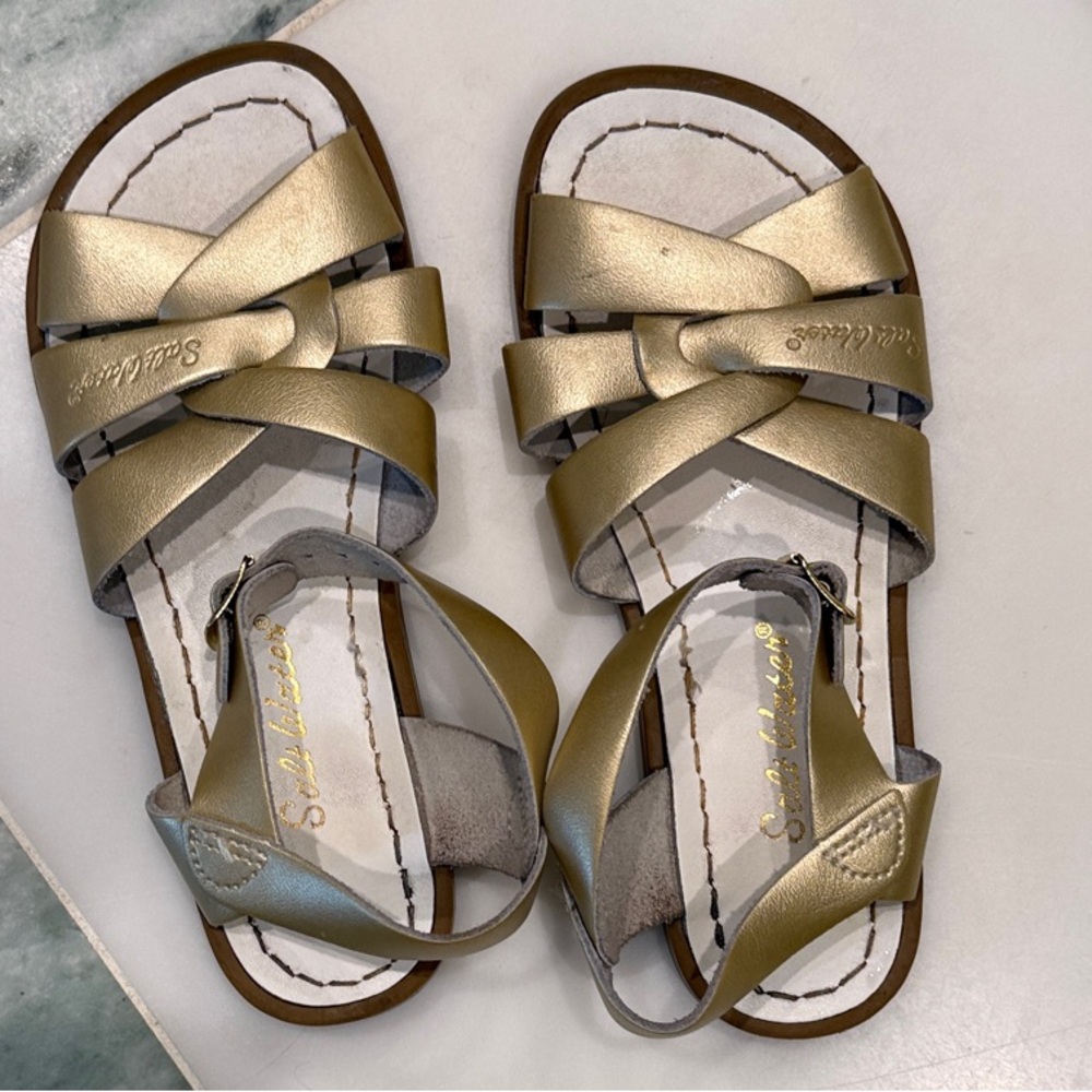 Gold and Silver Kids Sandals
